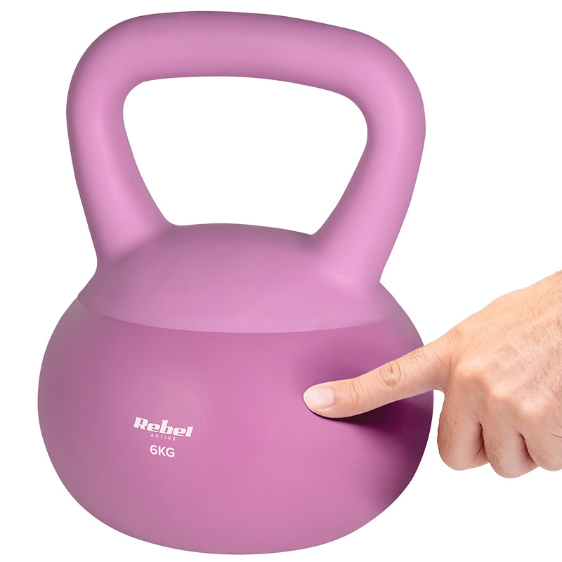 Kettlebell Vinil 6 Kg Active Rebel