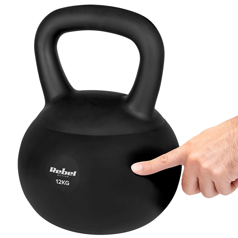 Kettlebell Vinil 12 Kg Active Rebel