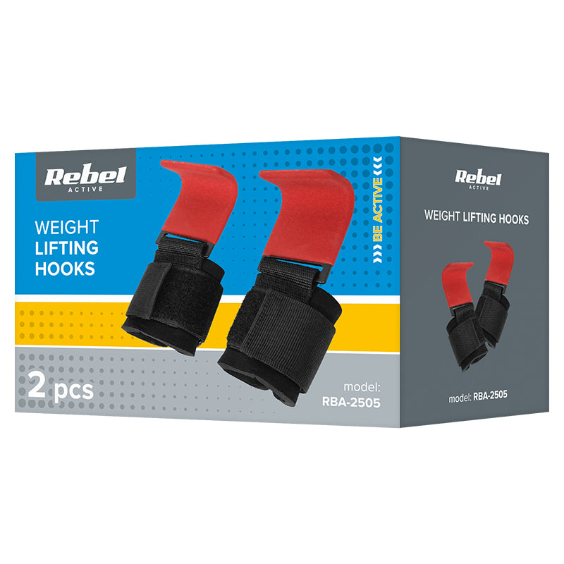 Set 2 Carlige Ridicare Greutati Active Rebel