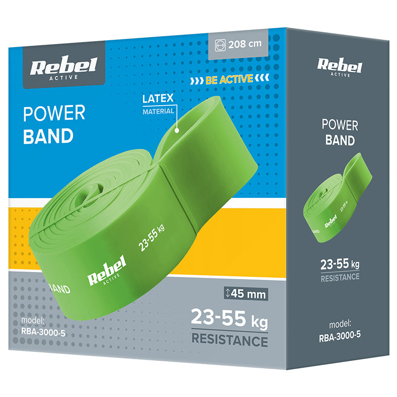Banda Elastica Latex 23-55kg Active Rebel