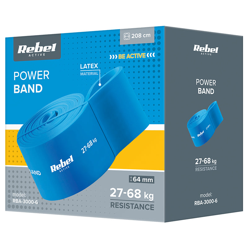 Banda Elastica Latex 27-68kg Active Rebel