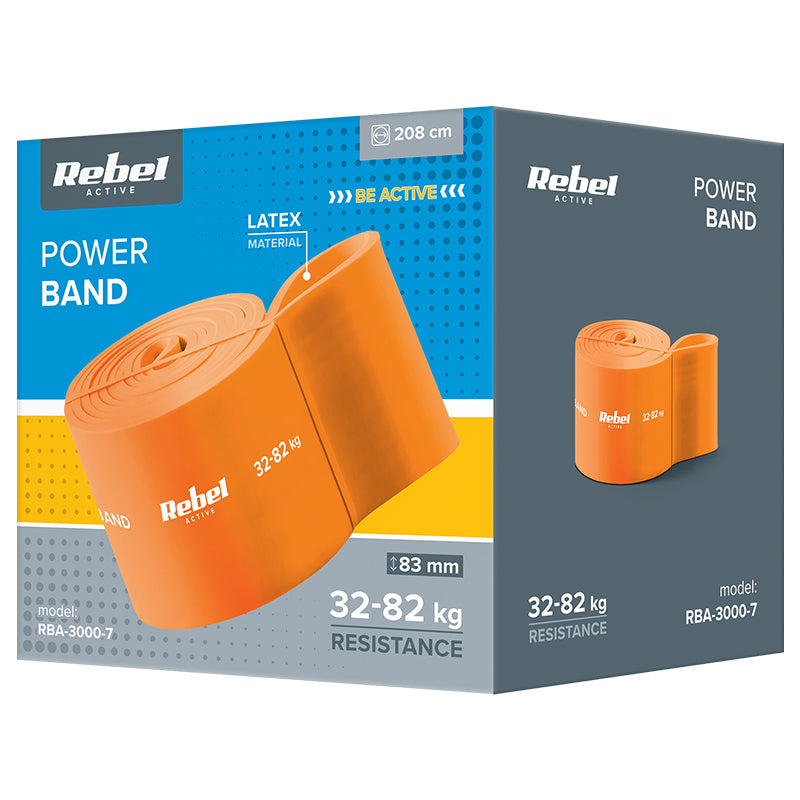 Banda Elastica Latex 32-82kg Active Rebel