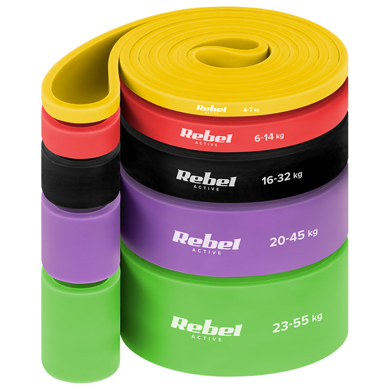 Set 5 Benzi Elastice Tpe Power Band Rebel