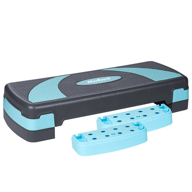 Stepper Aerobic 3 Nivele Gri Albastru Active Rebel