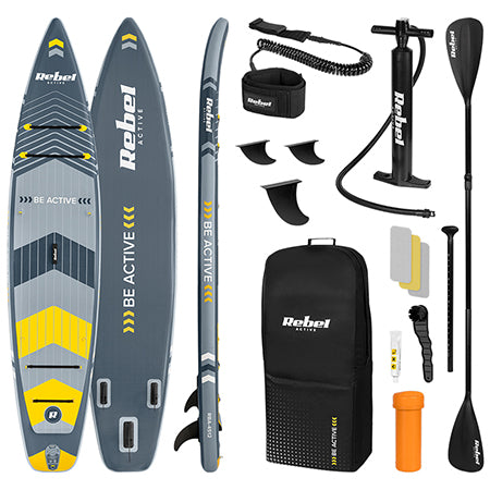 Set Placa Gonflabila Stand Up Paddle Sup 381x81x15cm