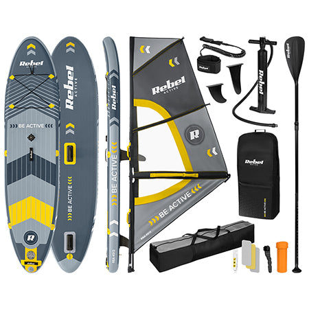 Set Placa Gonflabila Windsurfing Cm Sup 305x76x15