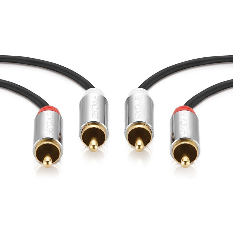 Cablu Audio 2xrca Tata - 2xrca Tata cu Sunet Stereo