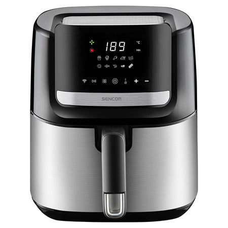 Friteuza Smart Digital Airfryer 6.5l Sencor cu DAB+, alarma si afisaj LED