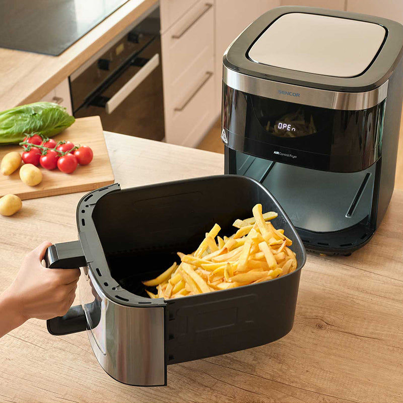 Friteuza Aer Cald Airfryer 9l Sencor cu afisaj LED