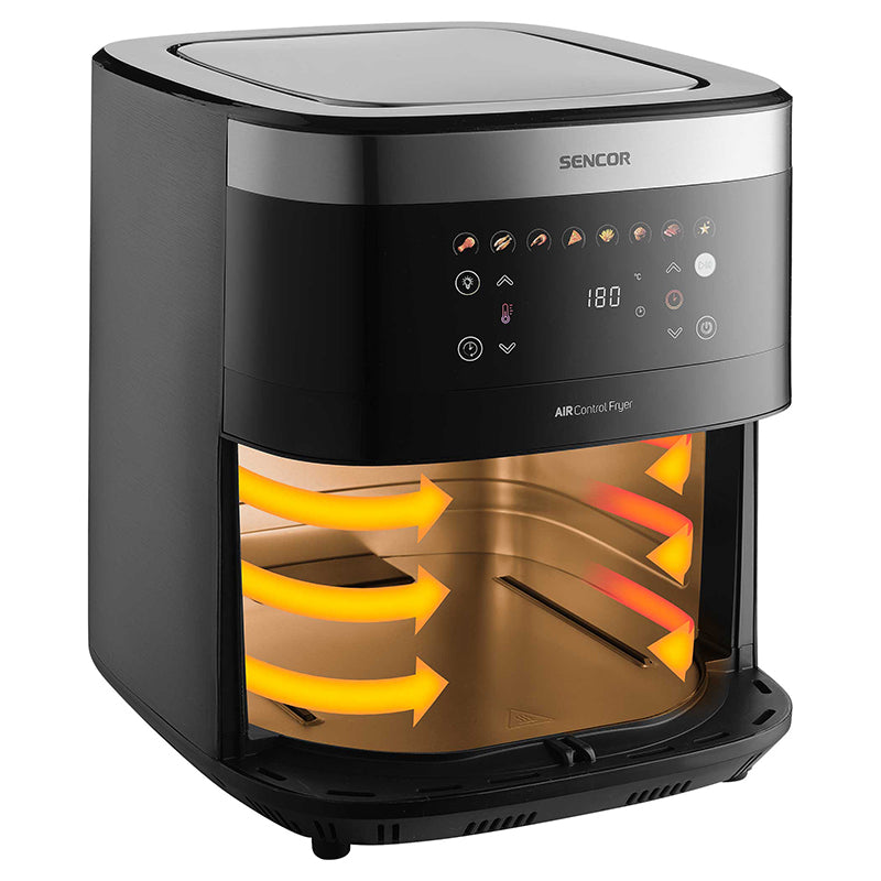 Friteuza Aer Cald Airfryer 9l Sencor cu afisaj LED