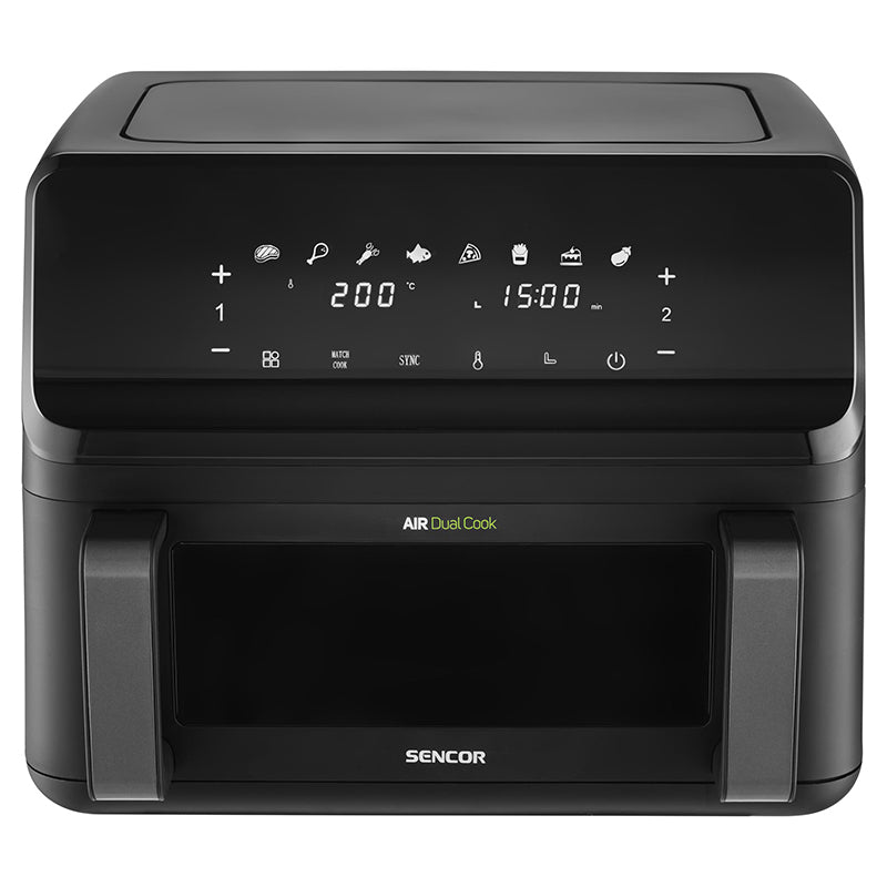 Friteuza Dubla Digital Airfryer 2x4.5 Sencor L 2700W