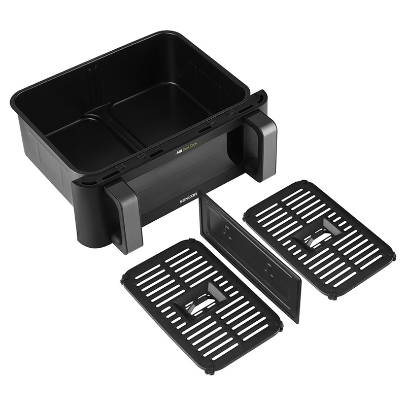 Friteuza Dubla Digital Airfryer 2x4.5 Sencor L 2700W