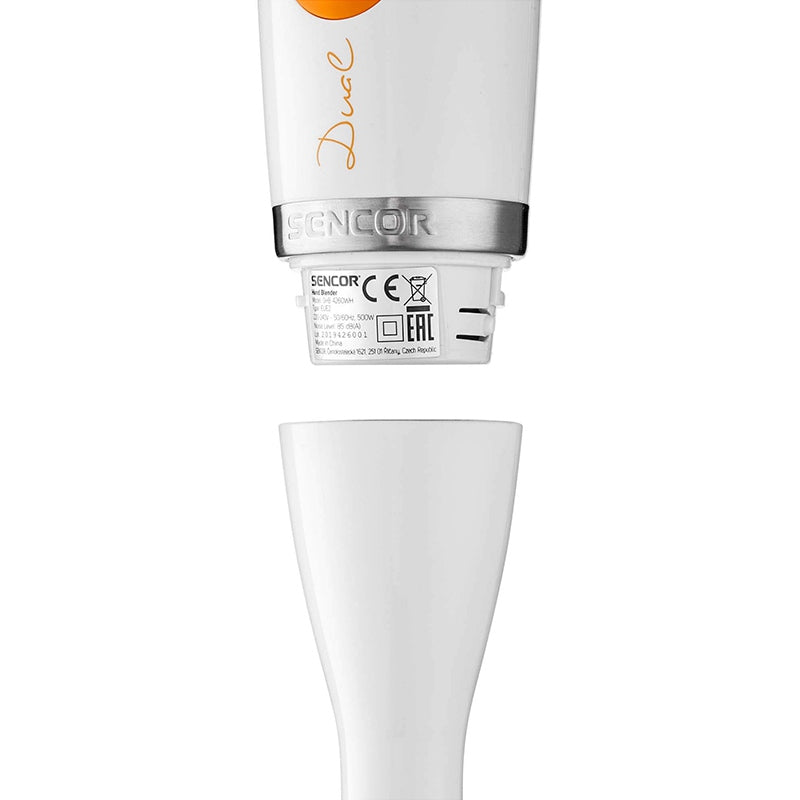 Blender de Mana 2 Lame Alb Sencor Inox 600W cu DAB+
