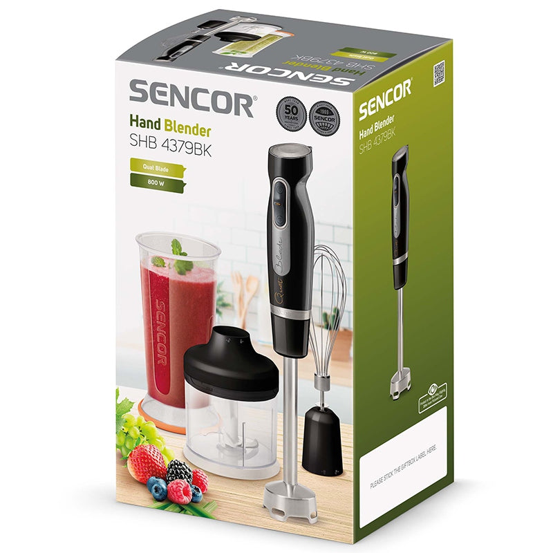 Set Blender de Mana 2 Viteze 800 cu DAB+ si baterie reincarcabila