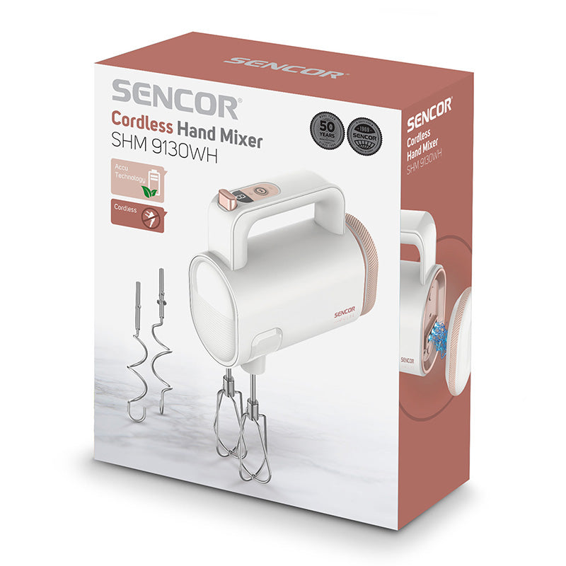 Mixer de Mana 8 Viteze Sencor cu baterie 2000 mAh si USB