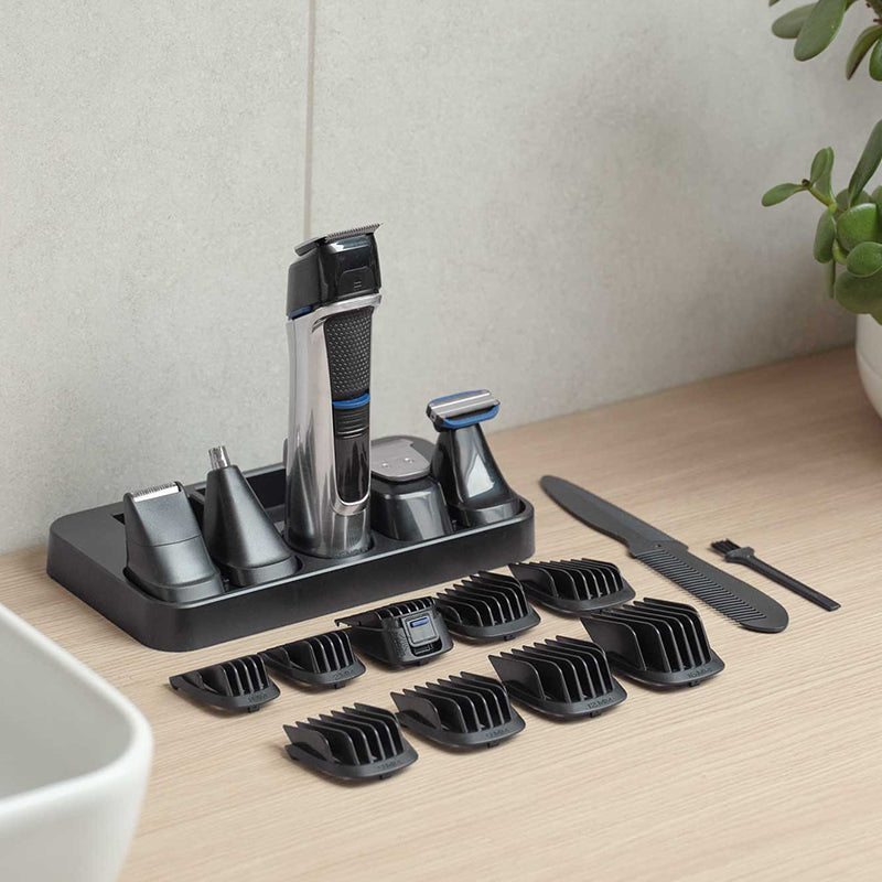 Multigroom Set Ingrijire 14 in 1 Sencor cu DAB+, baterie 1200 mAh si USB