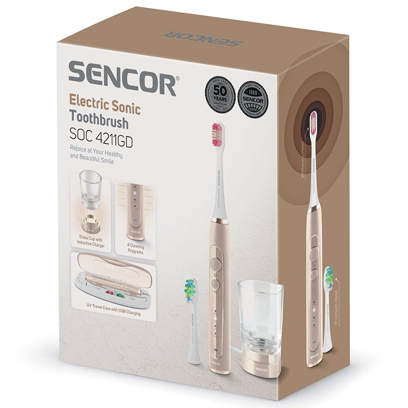 Periuta Electrica Sonica cu baterie reincarcabila, USB si Rezistenta la Apa