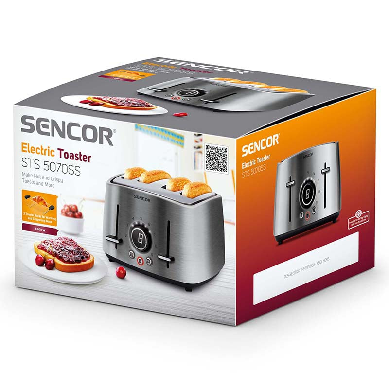 Toaster 4 Felii Sencor cu DAB+