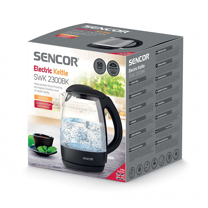 Fierbator Electric 1.2l Sticla Sencor cu DAB+