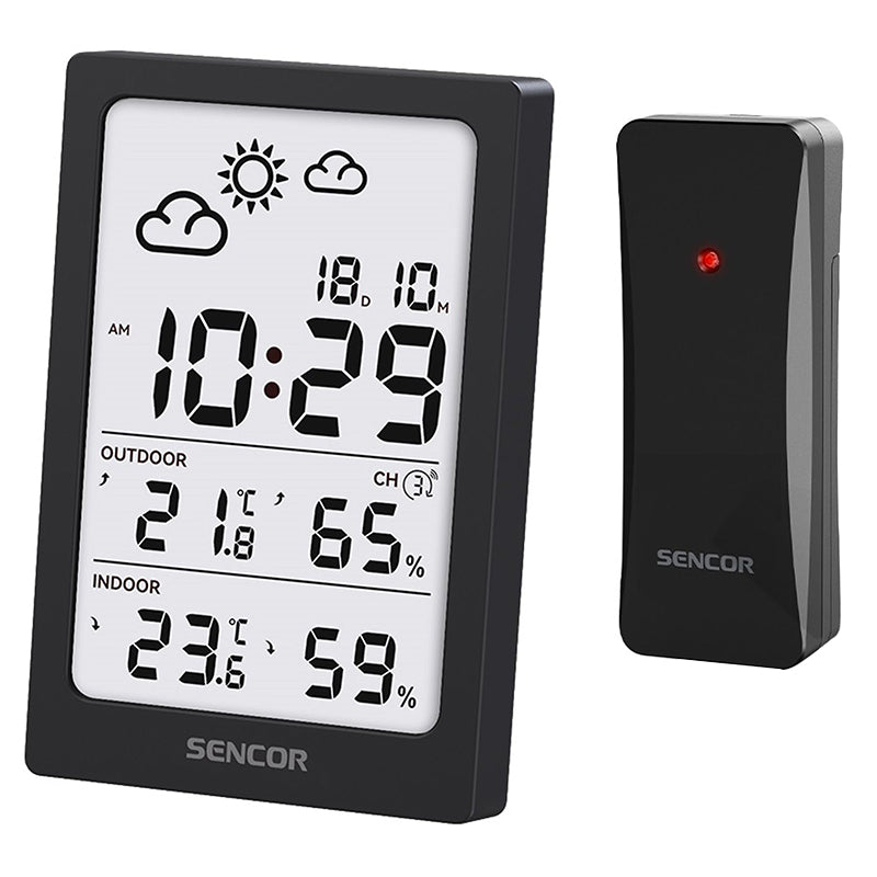 Statie Meteo B Sencor Sws 2300 cu alarma si baterie reincarcabila