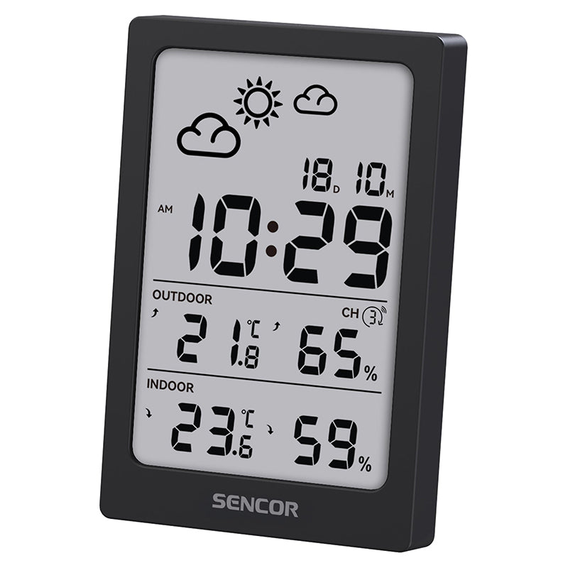 Statie Meteo B Sencor Sws 2300 cu alarma si baterie reincarcabila
