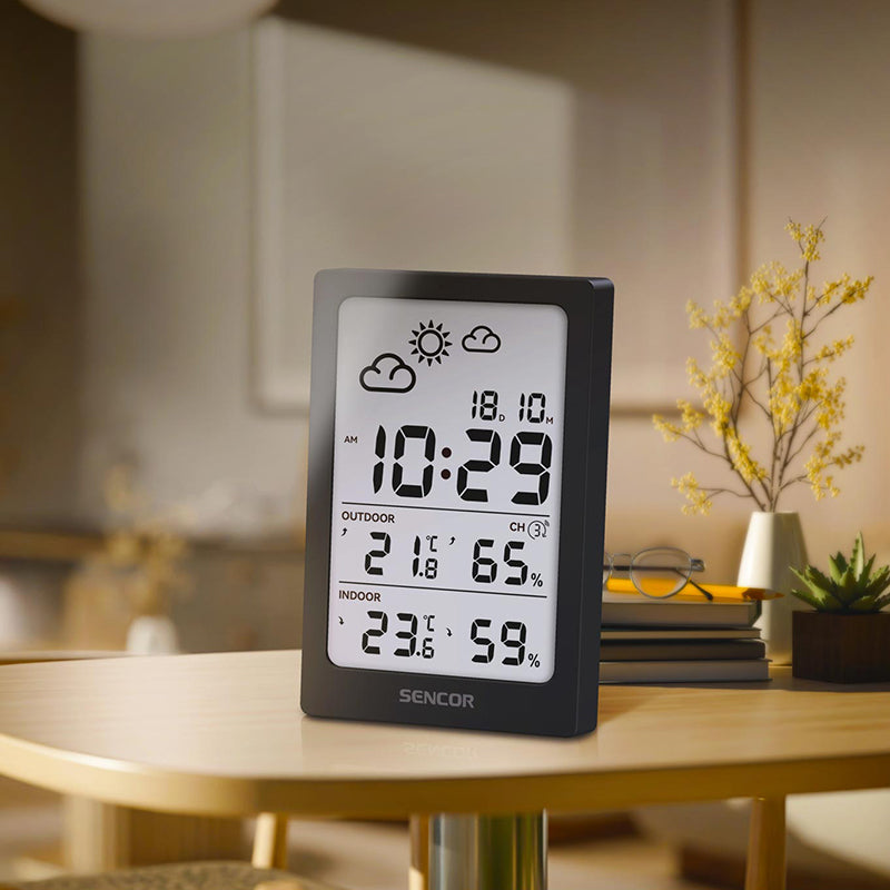 Statie Meteo B Sencor Sws 2300 cu alarma si baterie reincarcabila