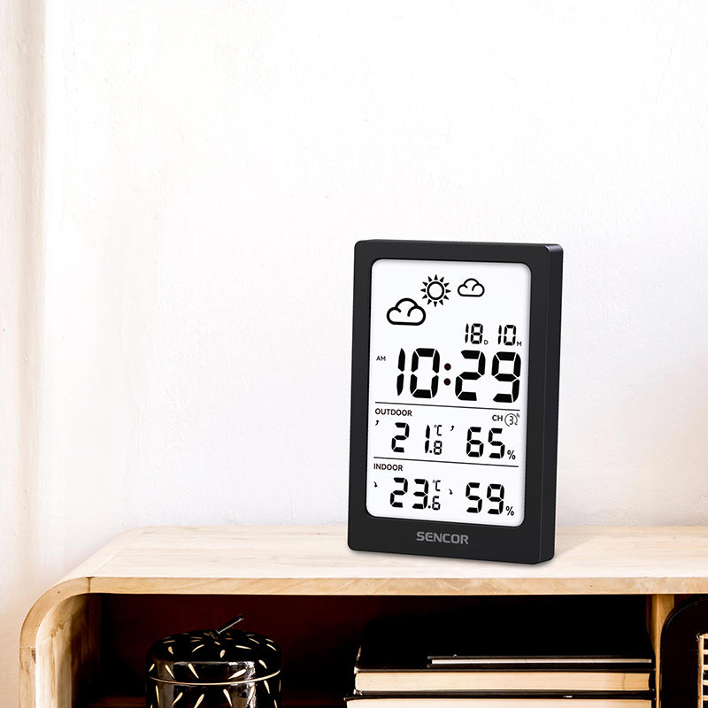 Statie Meteo B Sencor Sws 2300 cu alarma si baterie reincarcabila
