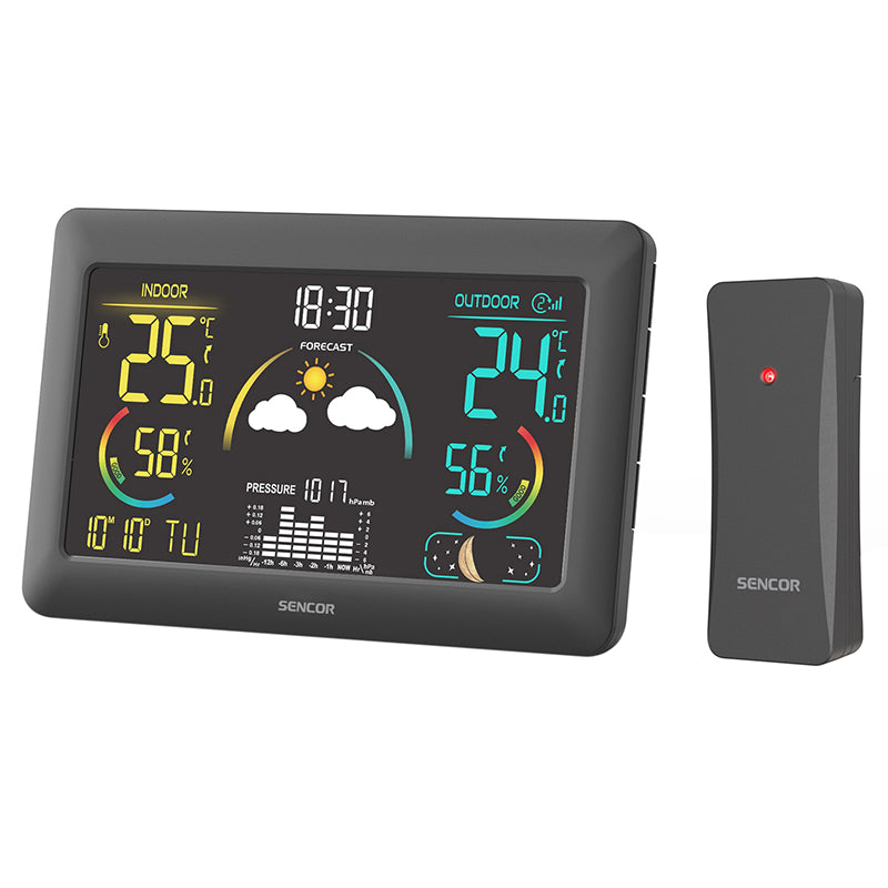 Statie Meteo Sencor Sws 4900 cu alarma si baterie reincarcabila