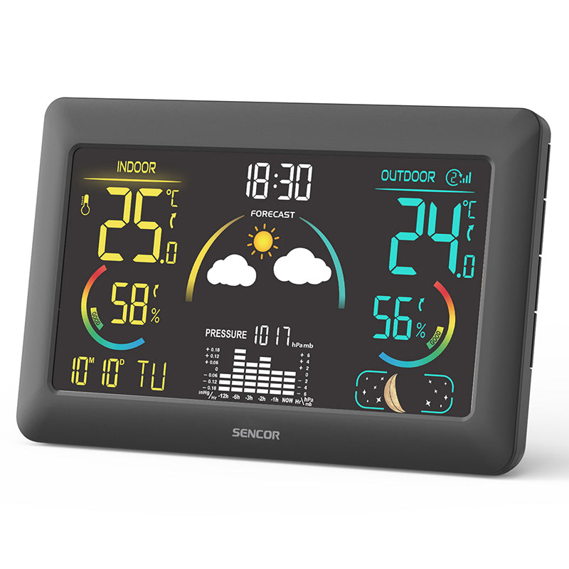 Statie Meteo Sencor Sws 4900 cu alarma si baterie reincarcabila