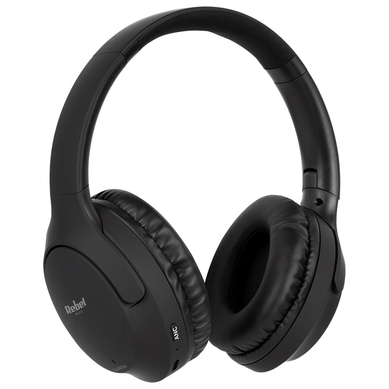 Casti Audio Anc Rebel Slu 0056A cu Bluetooth, baterie 400 mAh, AUX si USB