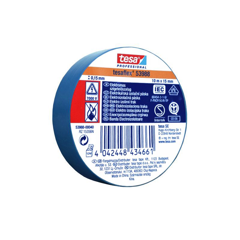 Banda Izolatoare Tesaflex 10m Albastru 10buc