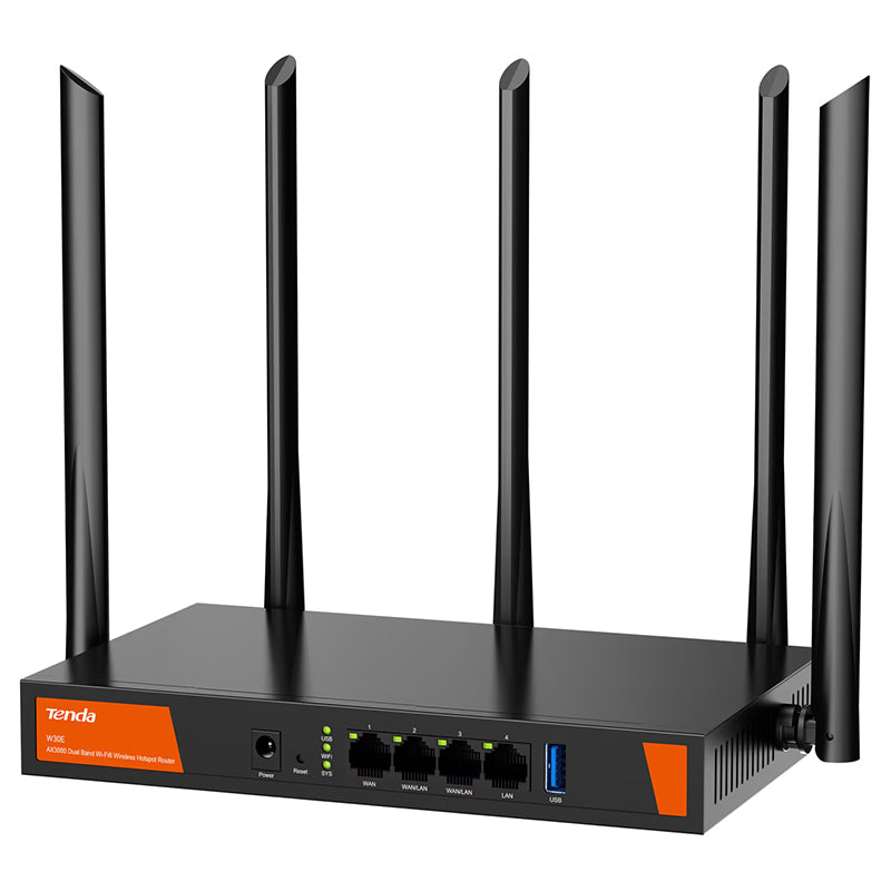 Router 3000mbps 5 Antene Dual Band Tenda cu Internet WiFi si USB