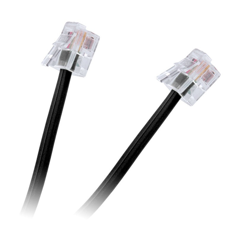 Cablu Telefon Extensie Negru 20m Tel 0033a-20