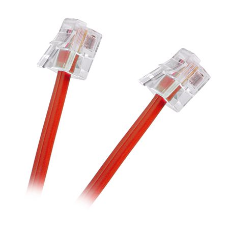 Cablu Extensie Telefonic Rosu 2m Tel 0033b-2