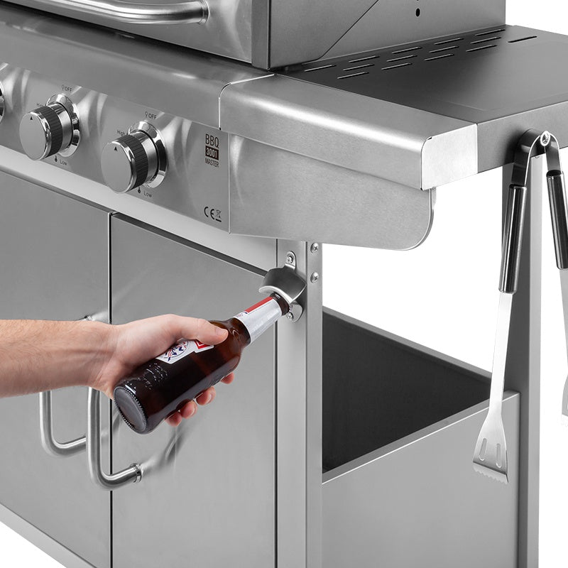 Grill Gaz 3 Arzatoare Master Grill Teesa Bbq 3001 cu DAB+