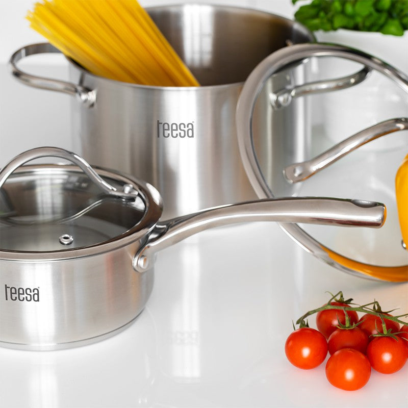 Set 3 Oale 10 Cook Expert Master Teesa Inox 18 cu DAB+