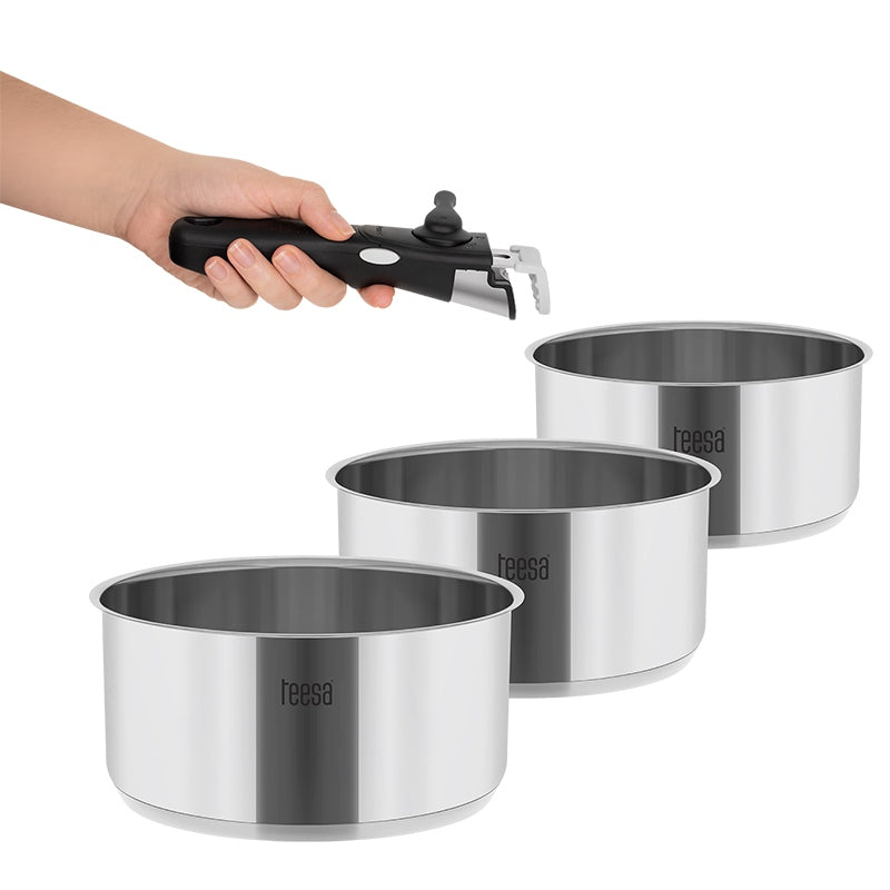 Set 3 Oale Maner Detasabil Cook Expert Teesa Tsa 0148 cu DAB+