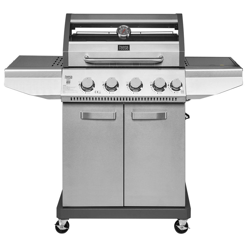 Grill Gaz 5 Arzatoare Master Grill Teesa Bbq 5005 cu DAB+