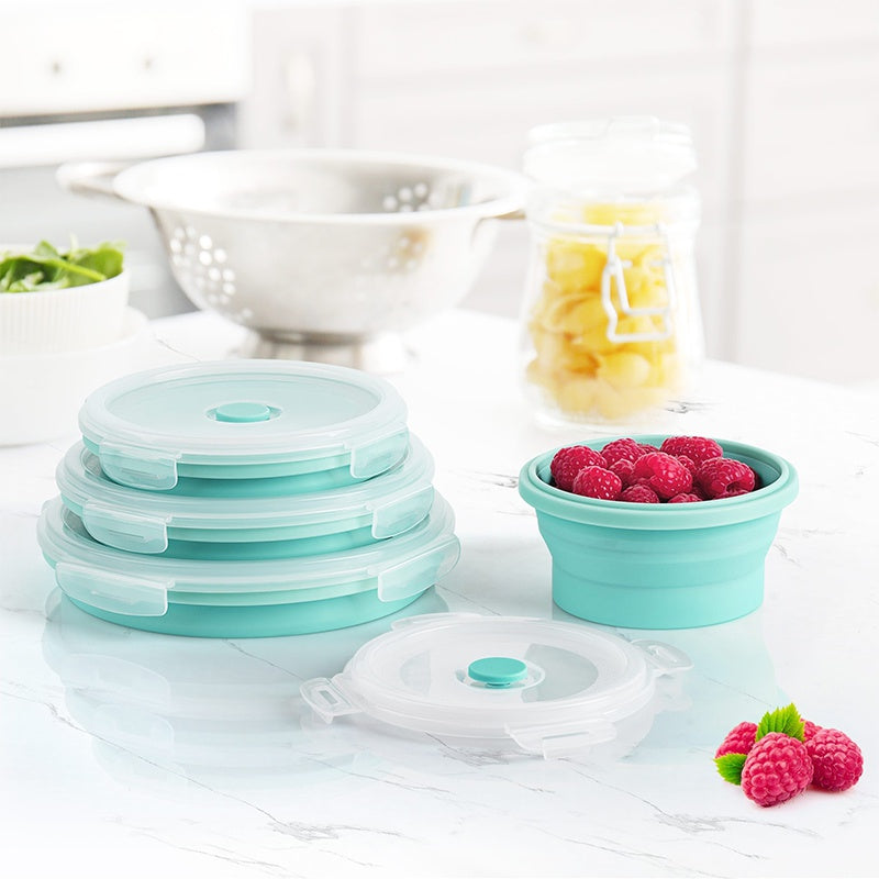 Set 4 Caserole Silicon Rotunde Teesa Tsa 0195