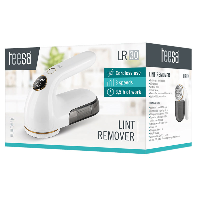 Aparat Curatat Scame Teesa Lr 30 cu DAB+, afisaj LED, baterie 1800 mAh si USB