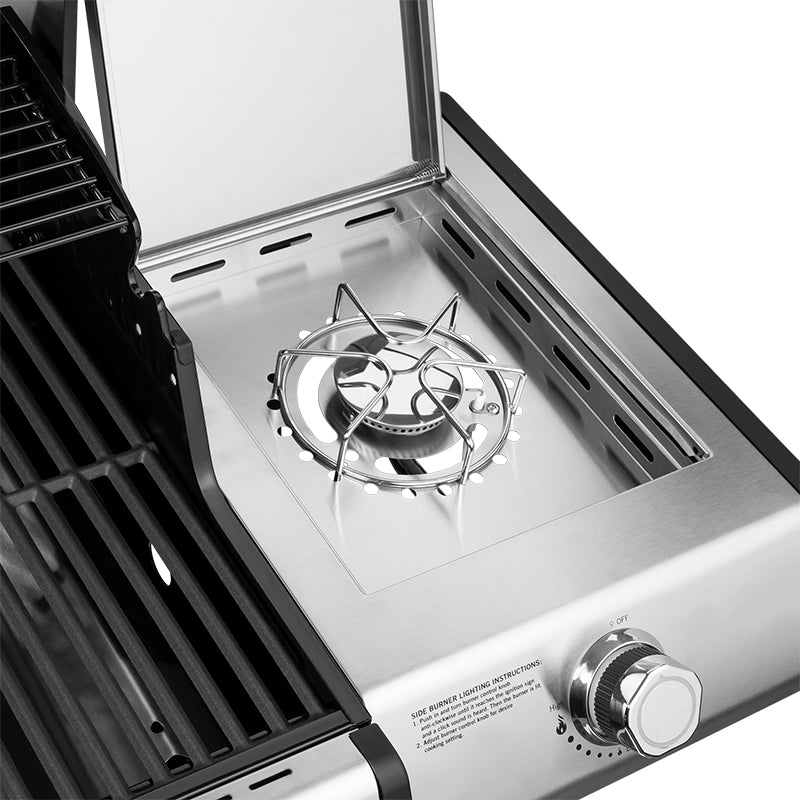 Grill Gaz 5 Arzatoare Master Grill Teesa Bbq 5006 cu DAB+