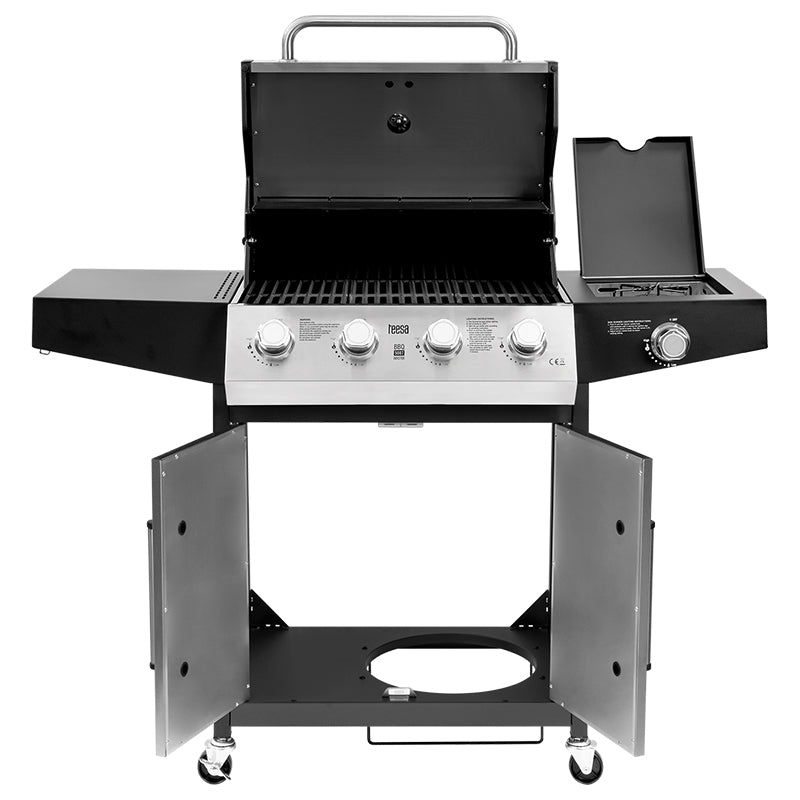 Grill Gaz 5 Arzatoare Master Grill Teesa Bbq 5007 cu DAB+