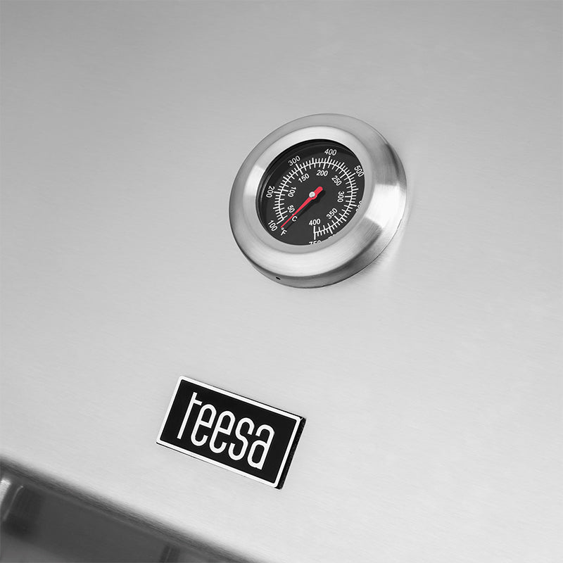 Grill Gaz 5 Arzatoare Master Grill Teesa Bbq 5007 cu DAB+