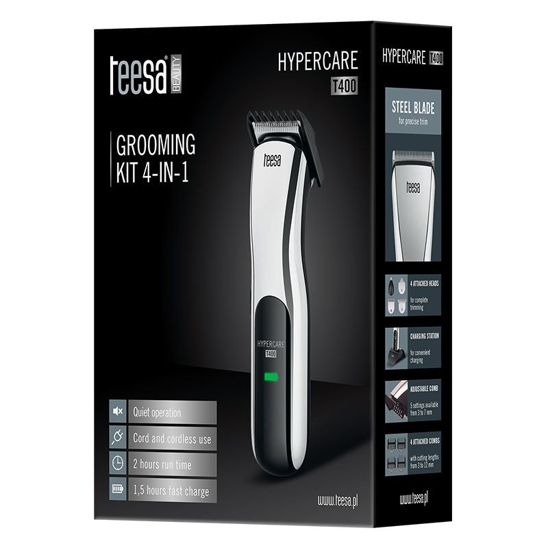 Aparat de Tuns 4in1 Hypercare Teesa T 400 cu DAB+ si baterie 700 mAh