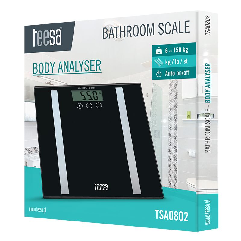 Cantar Persoane Body Analyzer Teesa Tsa 0802 cu baterie reincarcabila