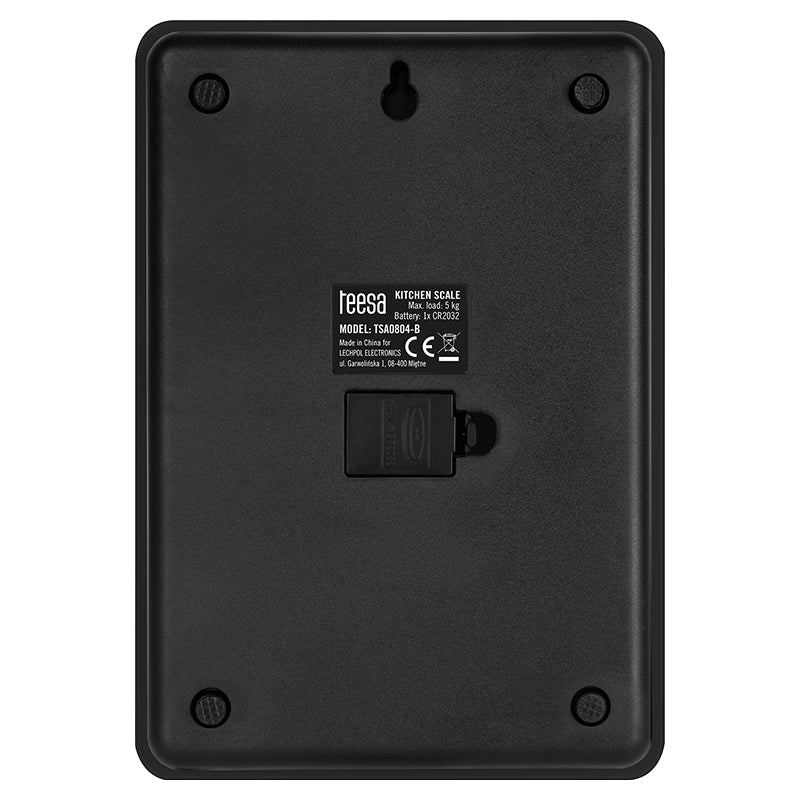 Cantar Bucatarie Sticla Negru Teesa Tsa 0804-b cu afisaj LCD