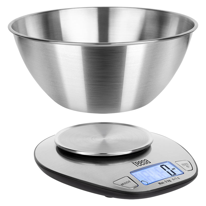 Cantar Bucatarie cu Bol Teesa Tsa 0812 cu afisaj LCD