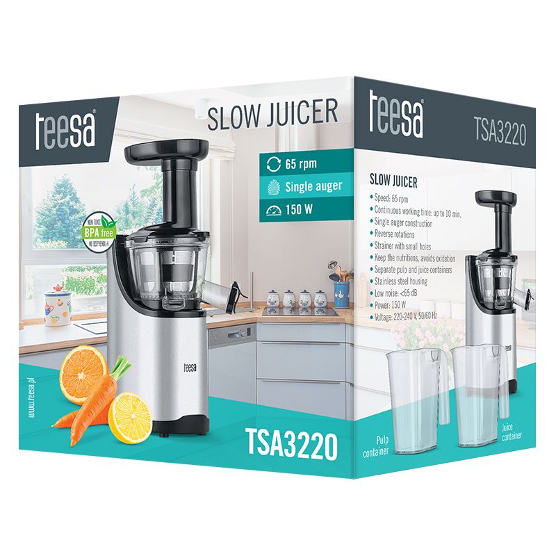 Storcator de Fructe Slow Juicer Teesa Tsa 3220 cu DAB+