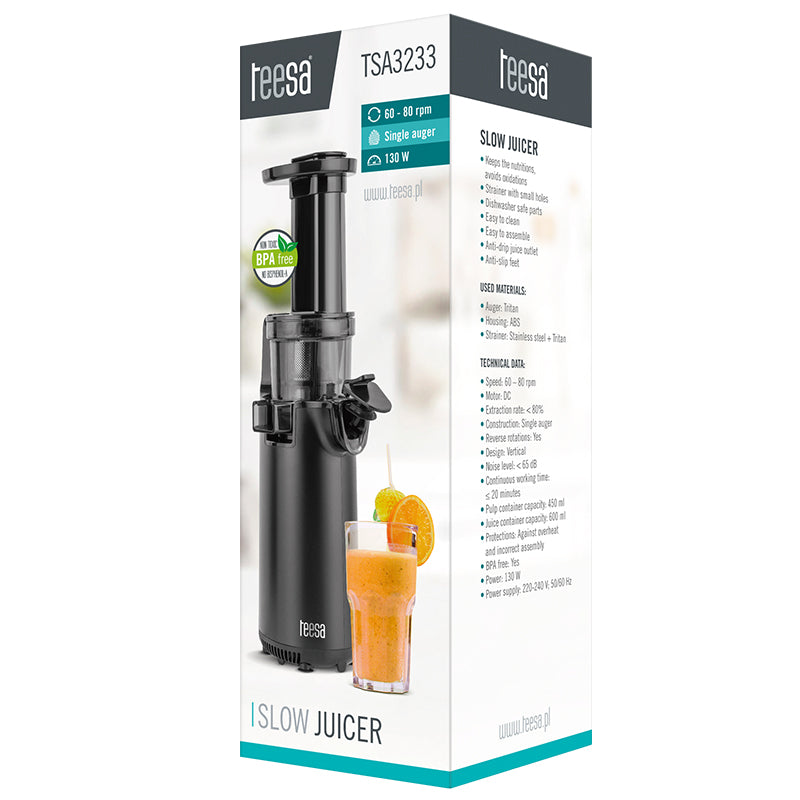 Slow Juicer Teesa Tsa 3233 cu DAB+