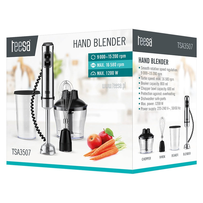 Set Blender Teesa Mana 1200W cu DAB+